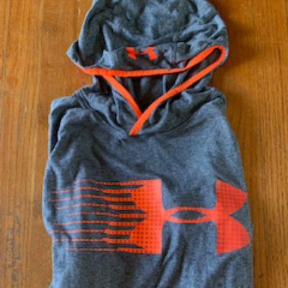 Grey Under Armour Long Sleeve Shirt - Boys Y XL - Picture 2 of 2